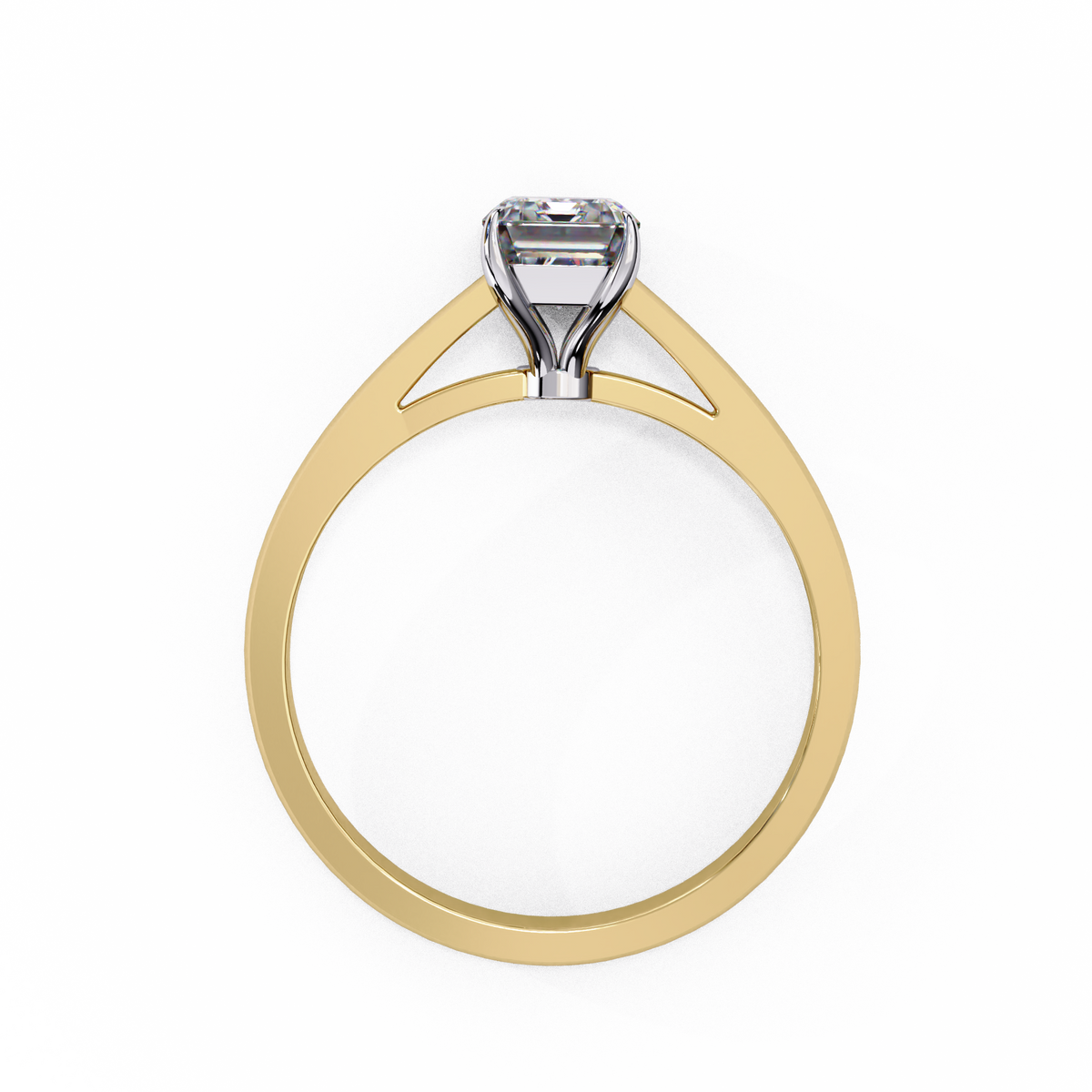 Reverra 14K White Gold Solitaire Engagement Ring, CTTW-1.2