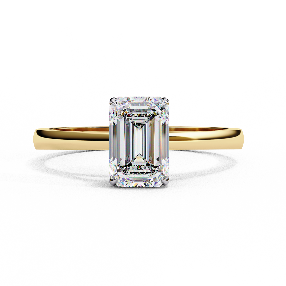 Reverra 14K White Gold Solitaire Engagement Ring, CTTW-1.2