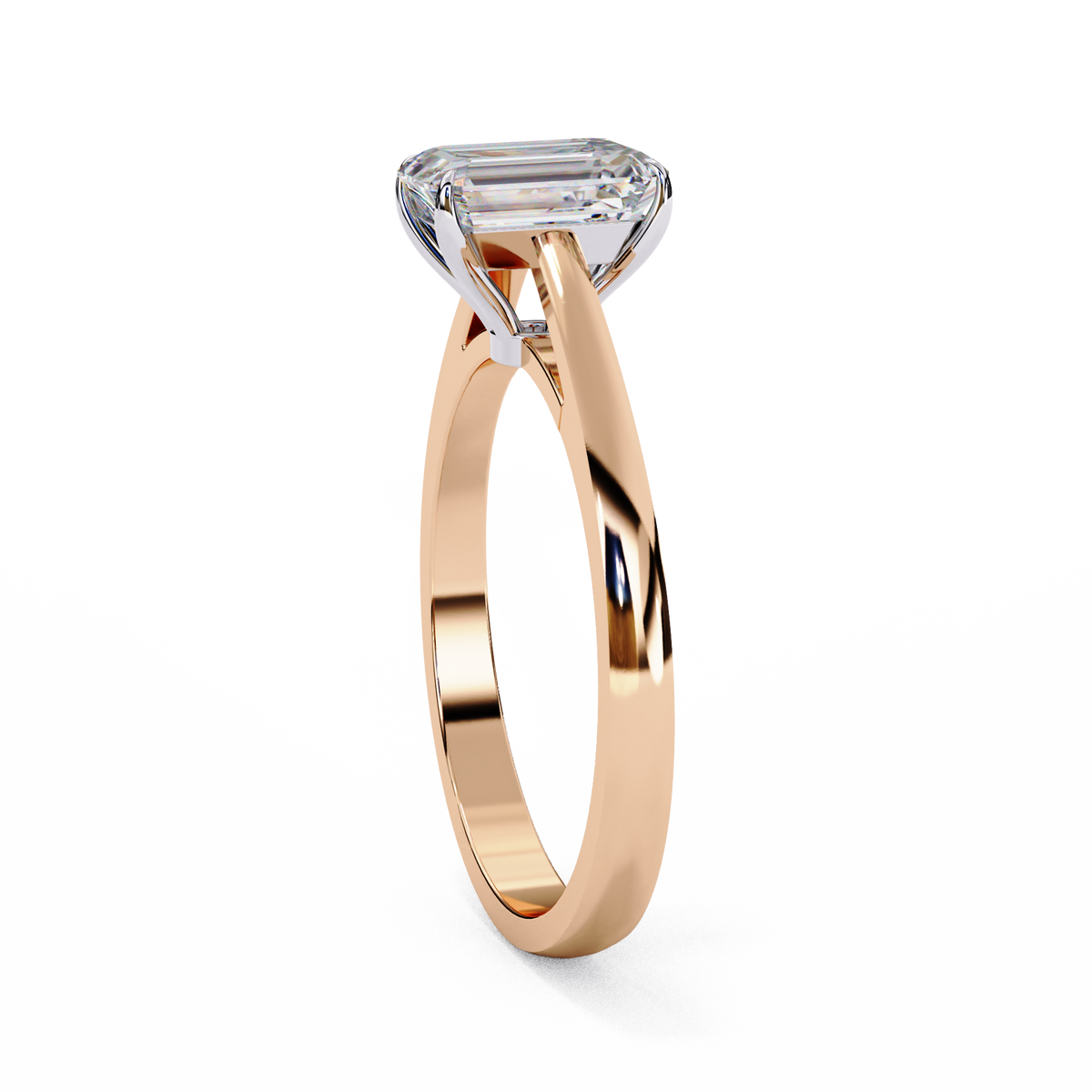 Reverra 14K White Gold Solitaire Engagement Ring, CTTW-1.21