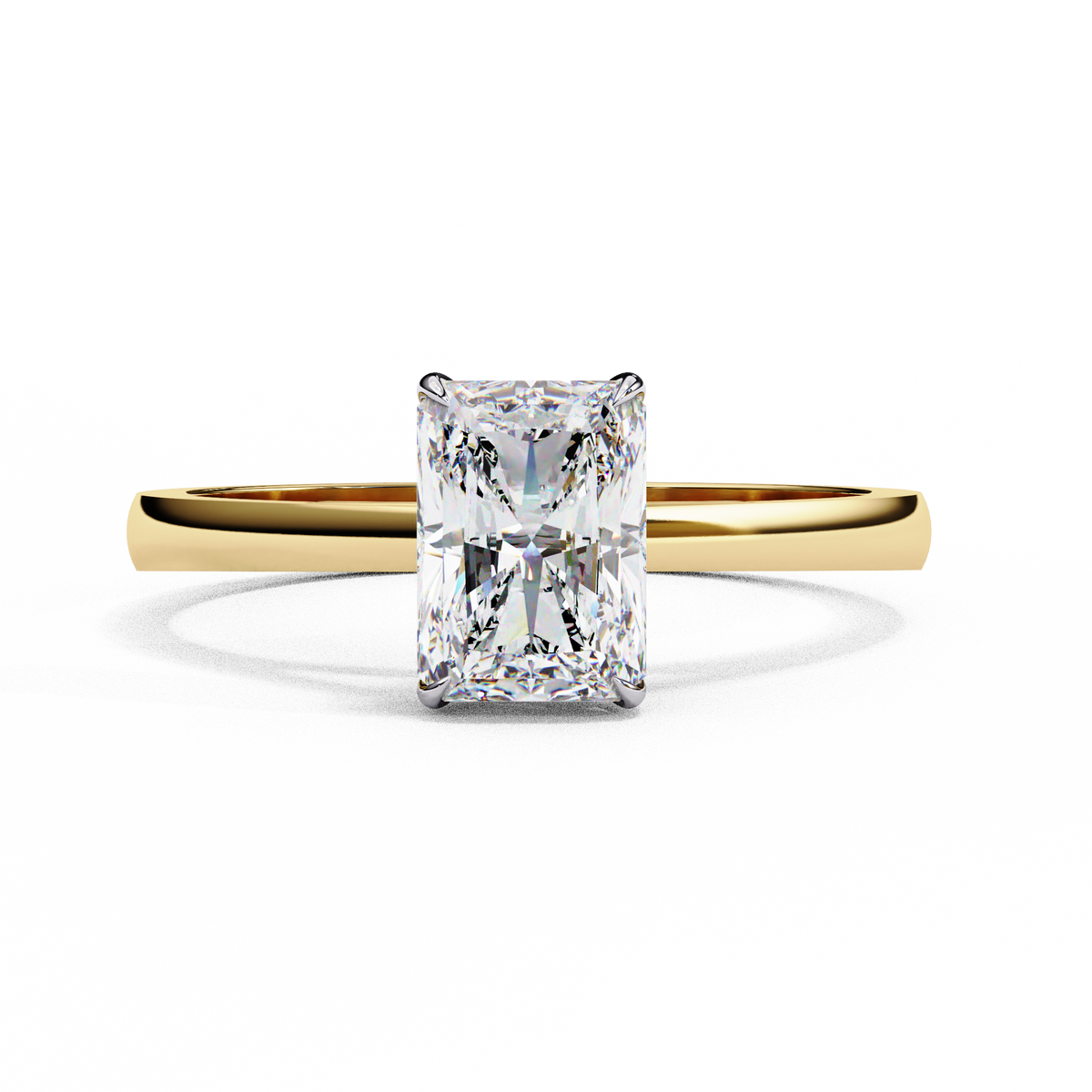 Reverra 14K White Gold Solitaire Engagement Ring, CTTW-1.21