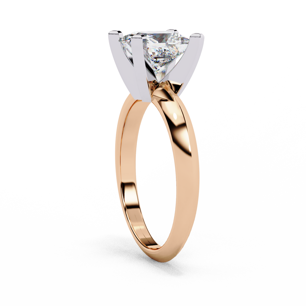 Reverra 14K Two-Tone Gold Solitaire Engagement Ring, CTTW-1.72