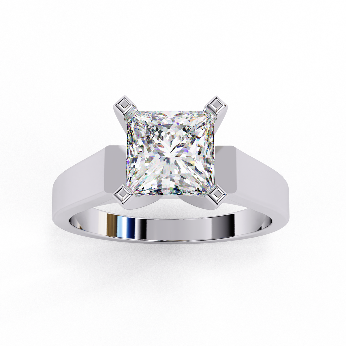 Reverra 14K Diamond Solitaire Engagement Ring, CTTW-1.72