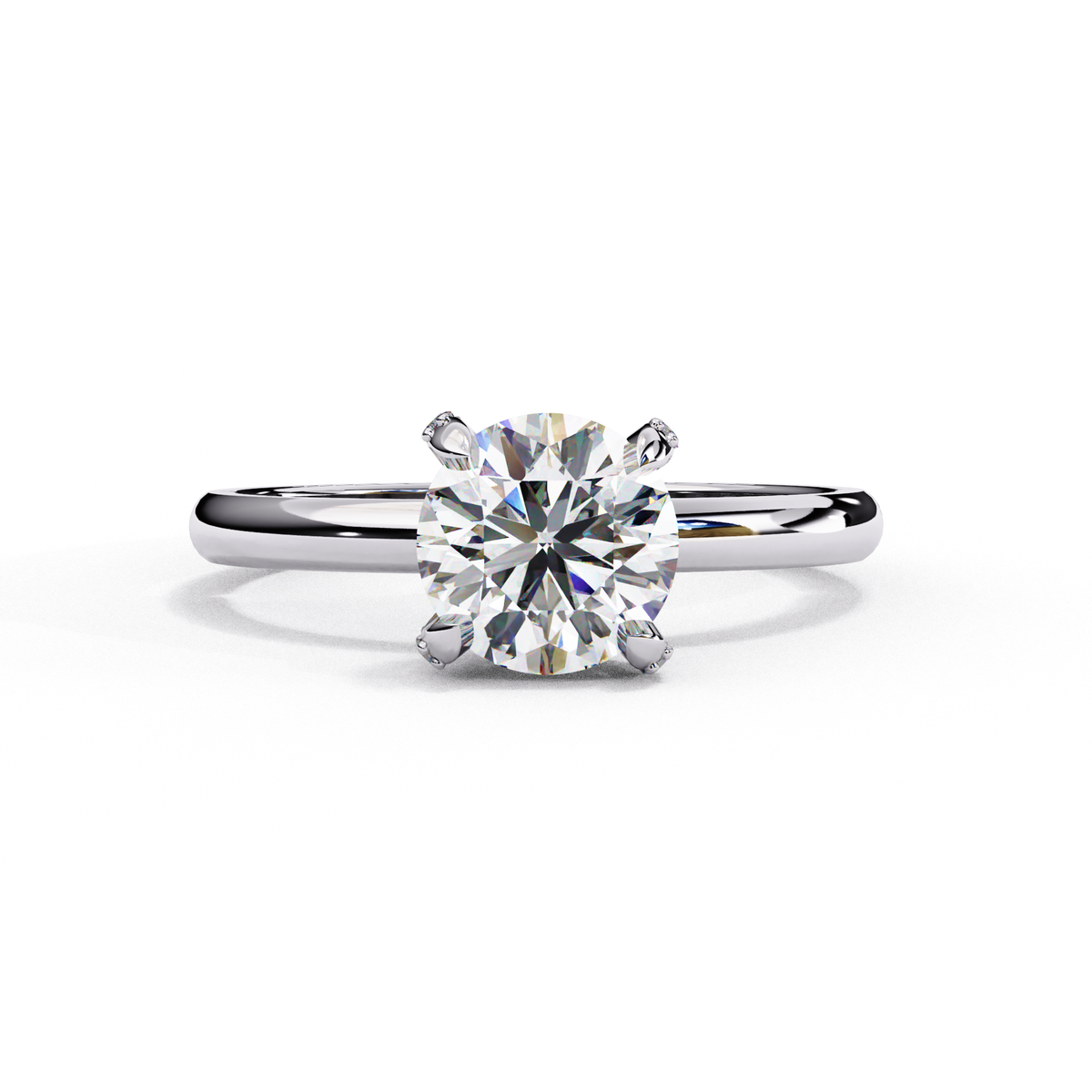 Reverra 14K Solitaire Diamond Classic Engagement Ring, CTTW-1.23