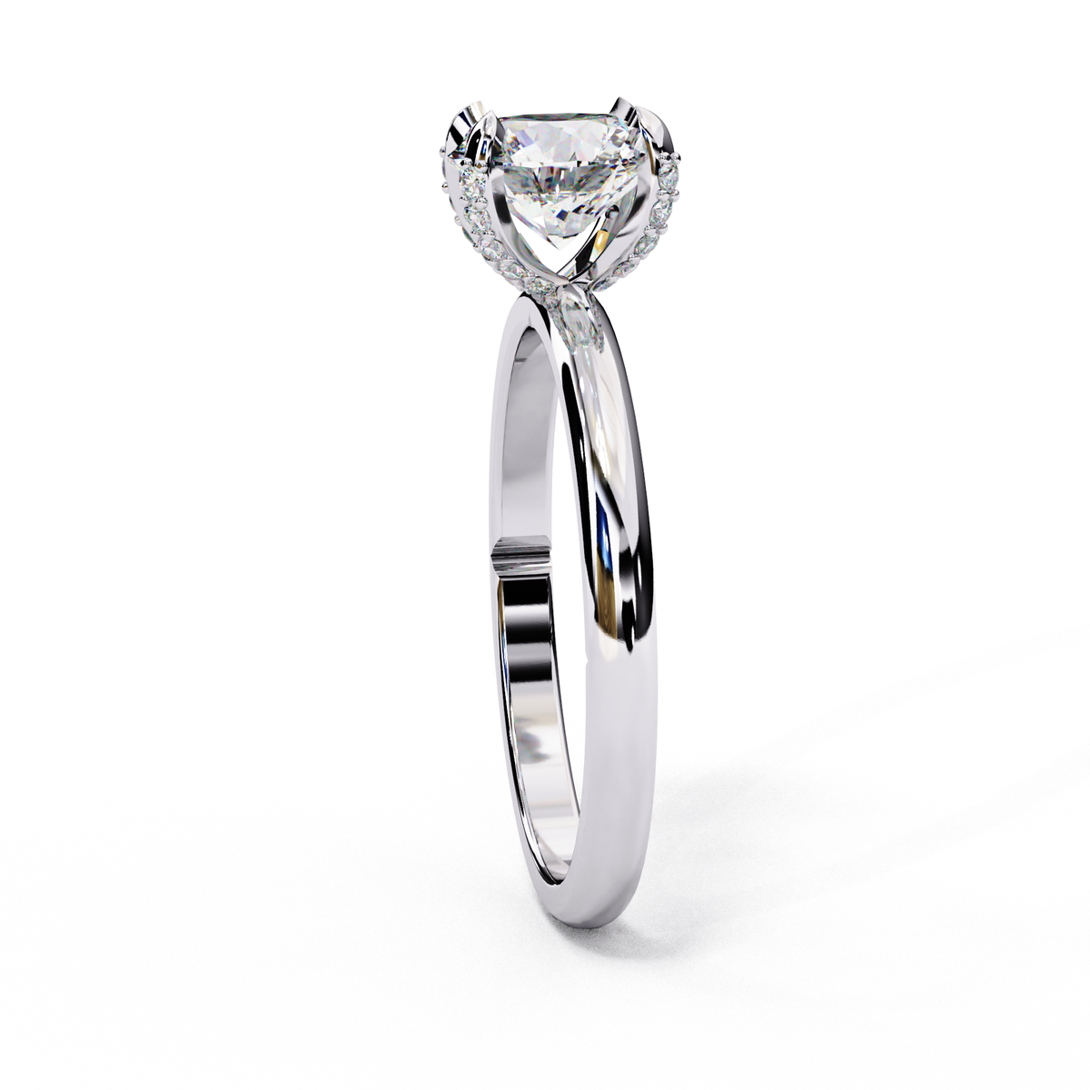 Reverra 14K Solitaire Diamond Classic Engagement Ring, CTTW-1.23