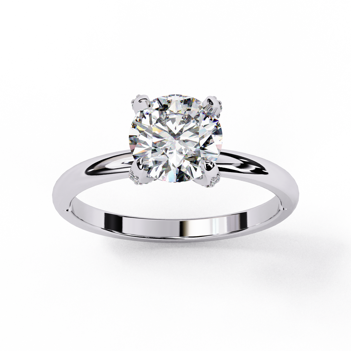 Reverra 14K Solitaire Diamond Classic Engagement Ring, CTTW-1.23