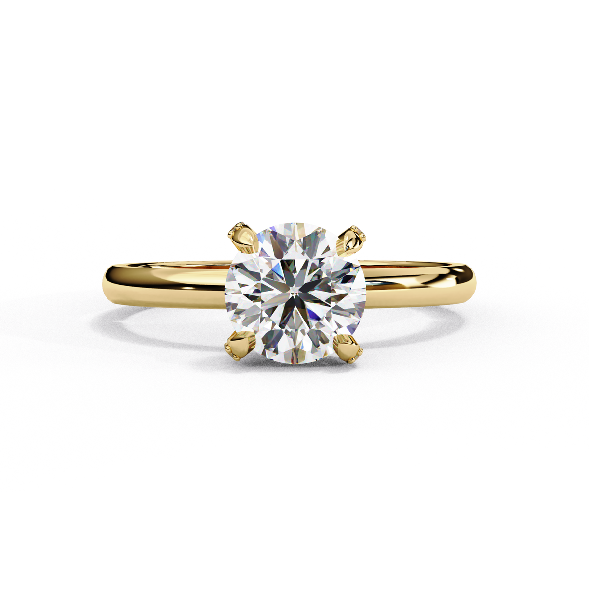 Reverra 14K Solitaire Diamond Classic Engagement Ring, CTTW-1.23