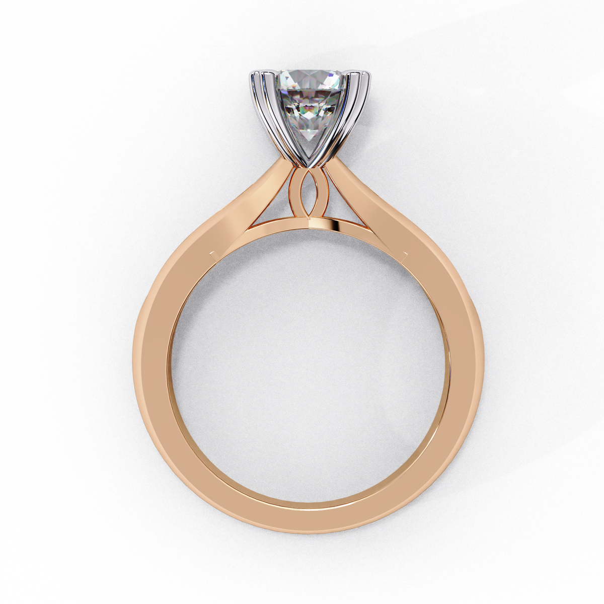 Reverra 14K Heart Prong Diamond Solitaire Engagement Ring, CTTW-1.29