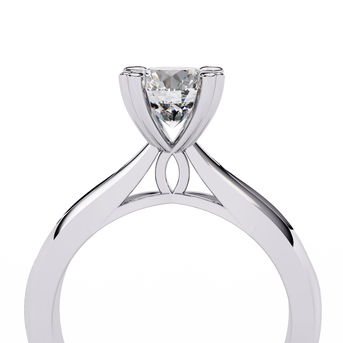 Reverra 14K Heart Prong Diamond Solitaire Engagement Ring, CTTW-1.29