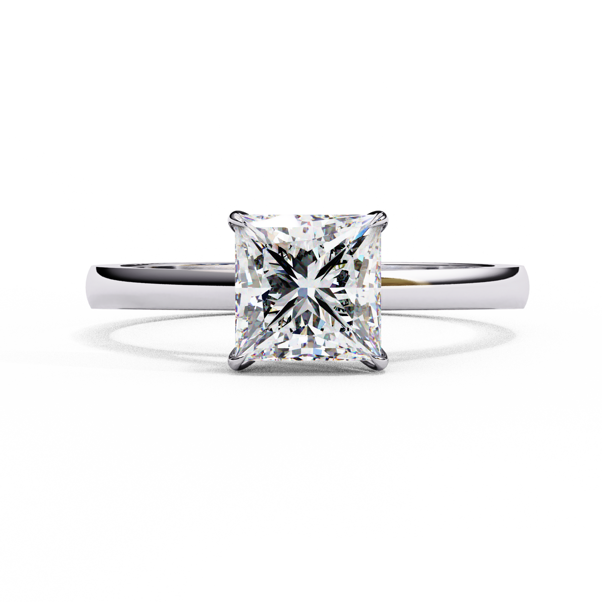 Reverra 14K Solitaire Diamond Classic Engagement Ring, CTTW-1.04