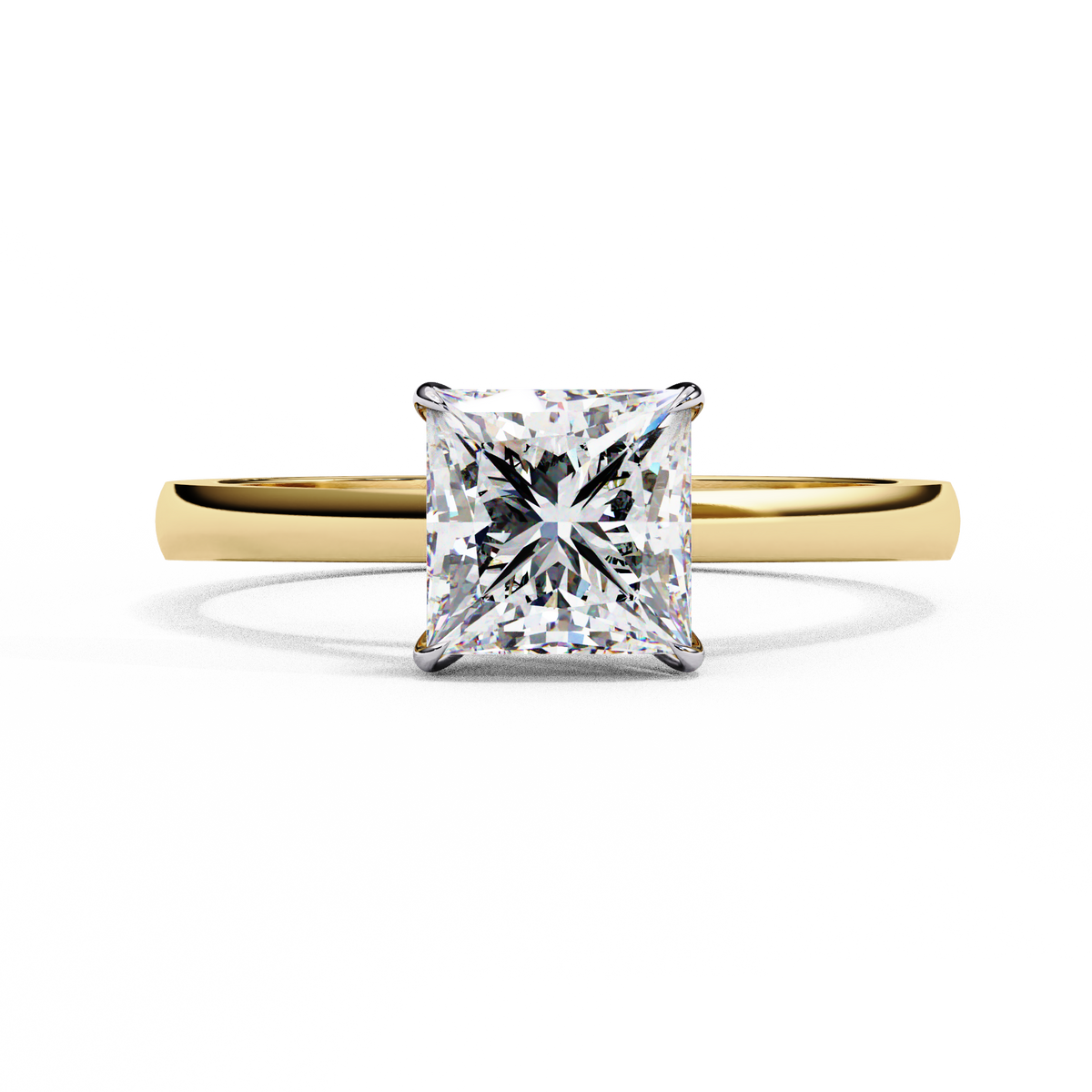 Reverra 14K Solitaire Diamond Classic Engagement Ring, CTTW-1.04