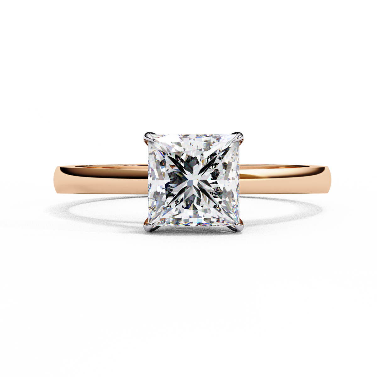 Reverra 14K Solitaire Diamond Classic Engagement Ring, CTTW-1.04