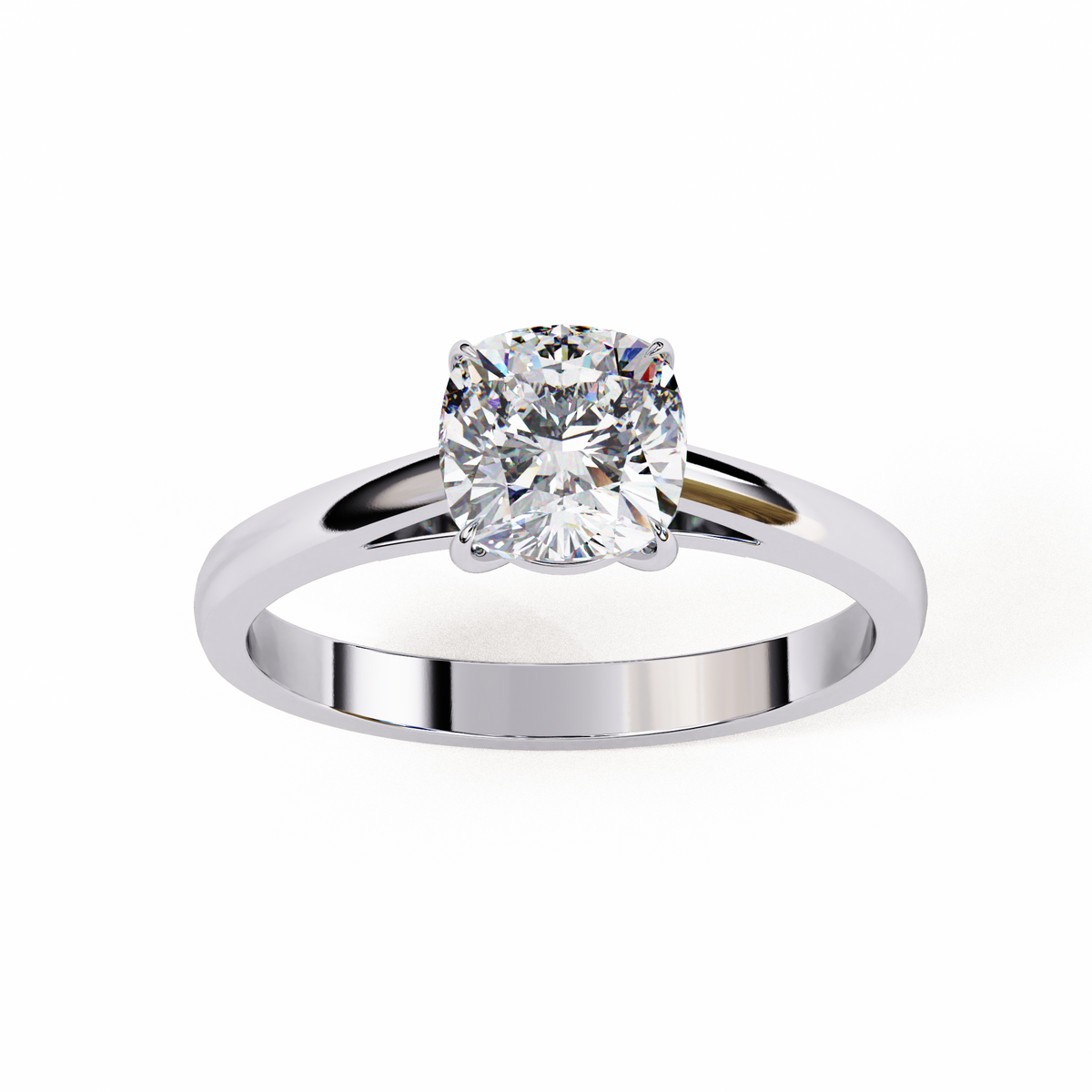 Reverra 14K Solitaire Diamond Classic Engagement Ring, CTTW-1.43