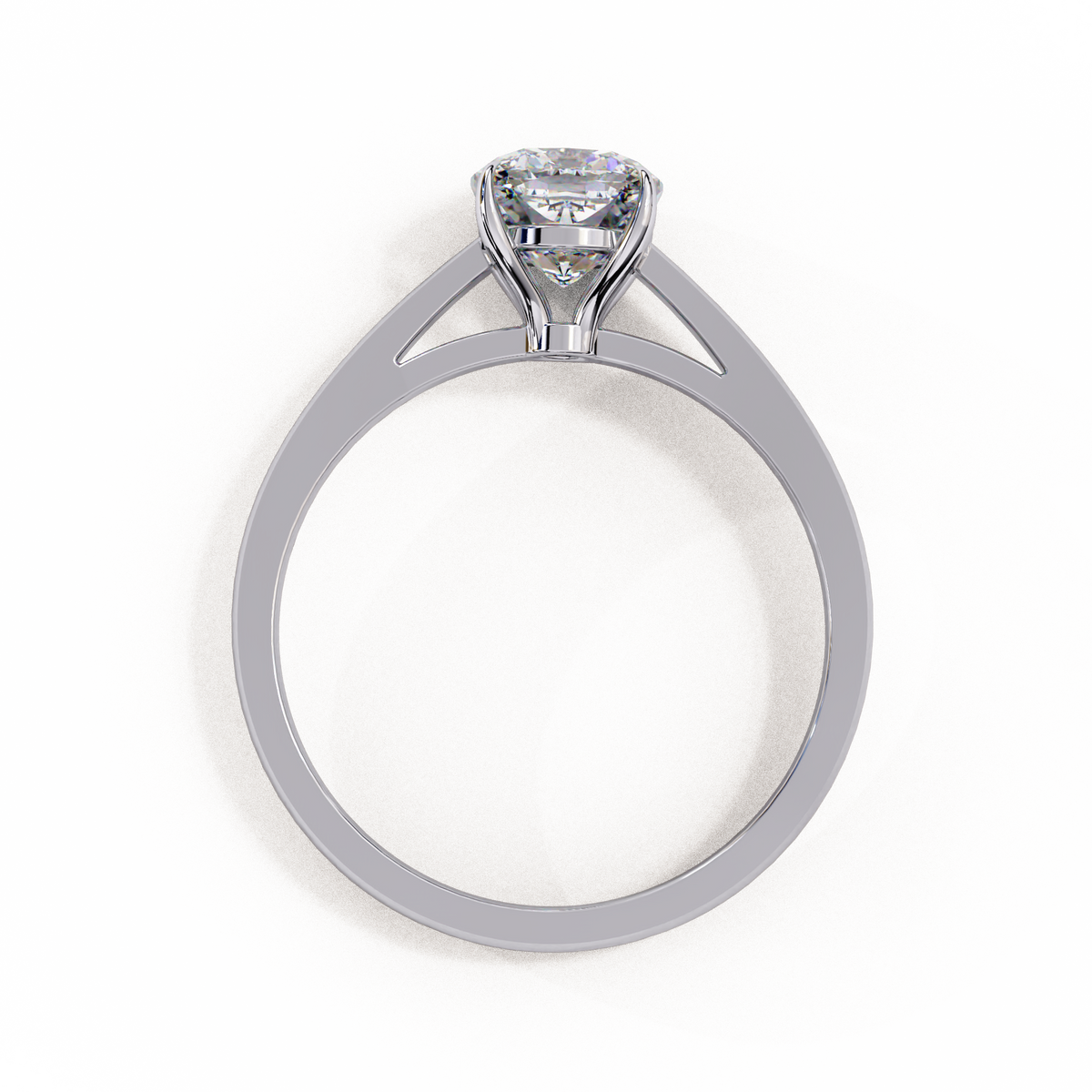 Reverra 14K Solitaire Diamond Classic Engagement Ring, CTTW-1.43