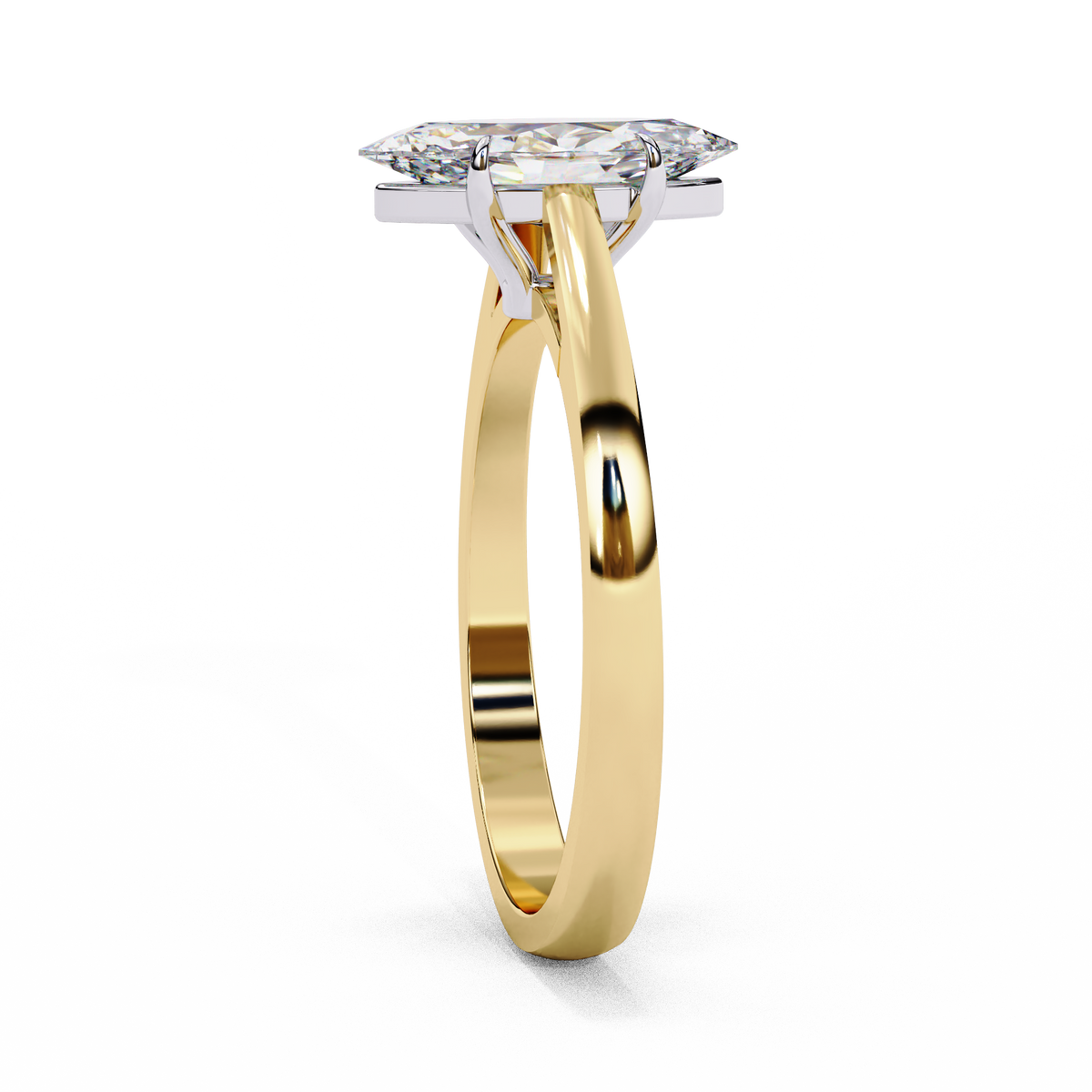 Reverra 14K Solitaire Diamond Classic Engagement Ring, CTTW-0.86