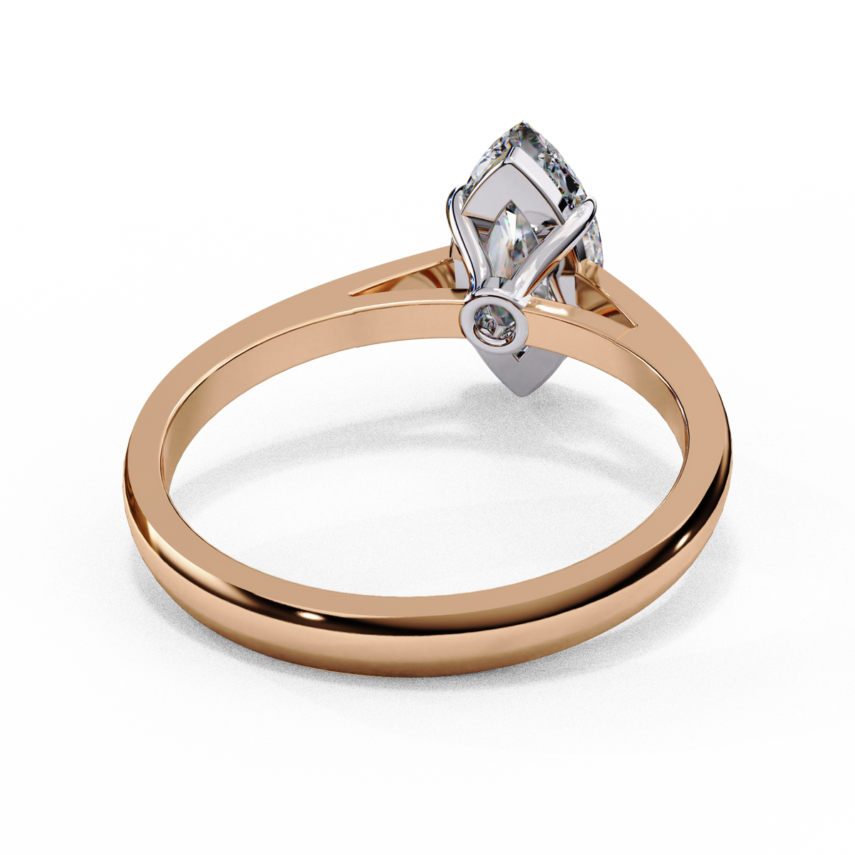 Reverra 14K Solitaire Diamond Classic Engagement Ring, CTTW-0.86