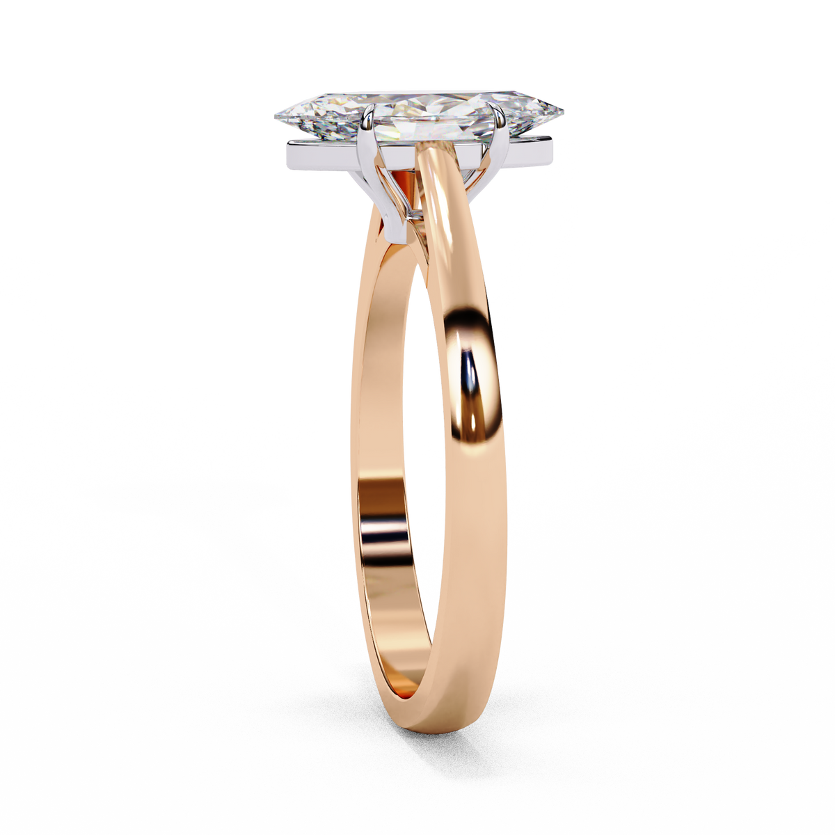 Reverra 14K Solitaire Diamond Classic Engagement Ring, CTTW-0.86