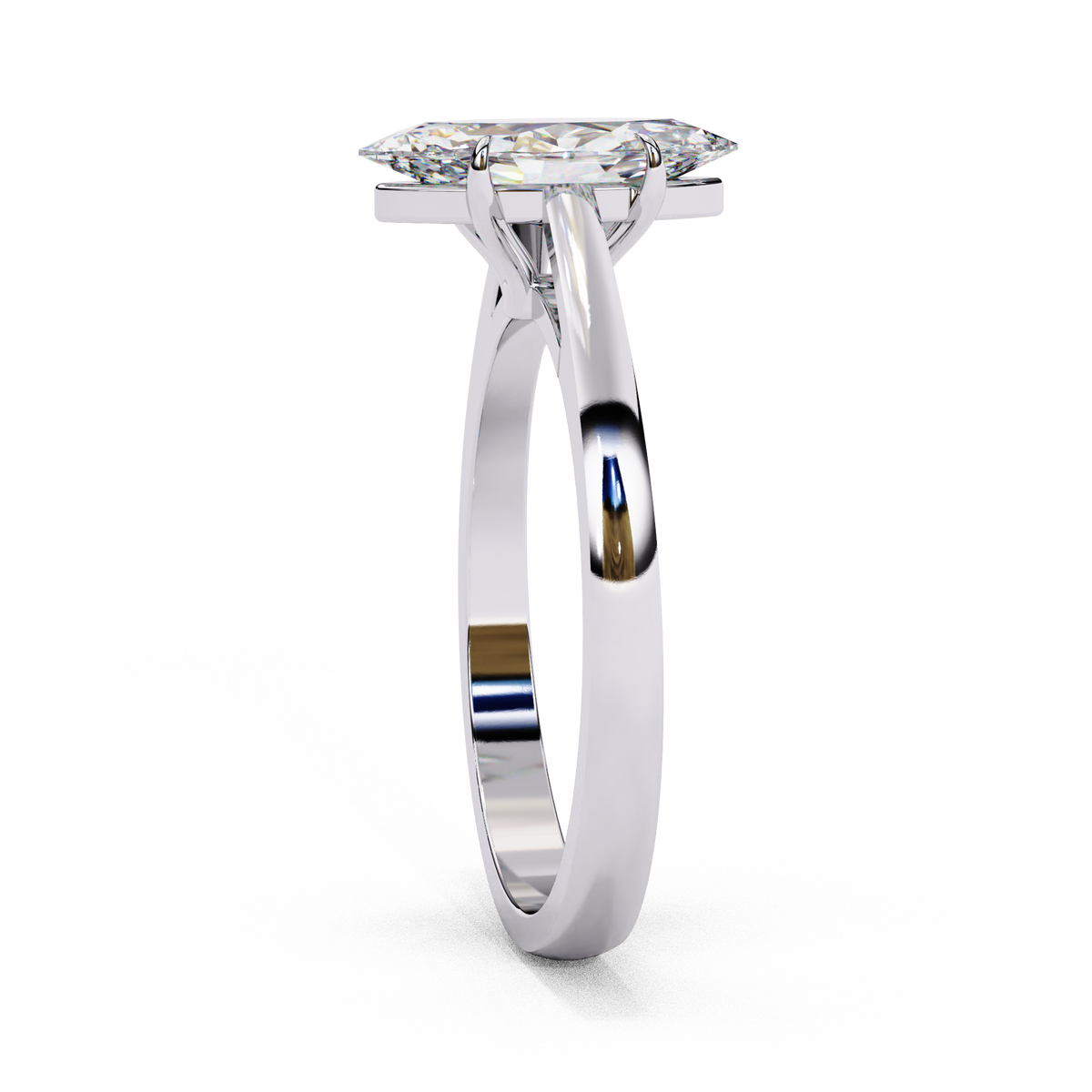 Reverra 14K Solitaire Diamond Classic Engagement Ring, CTTW-0.86