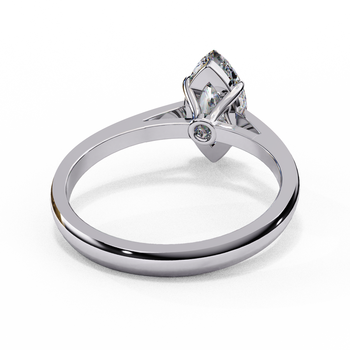 Reverra 14K Solitaire Diamond Classic Engagement Ring, CTTW-0.86