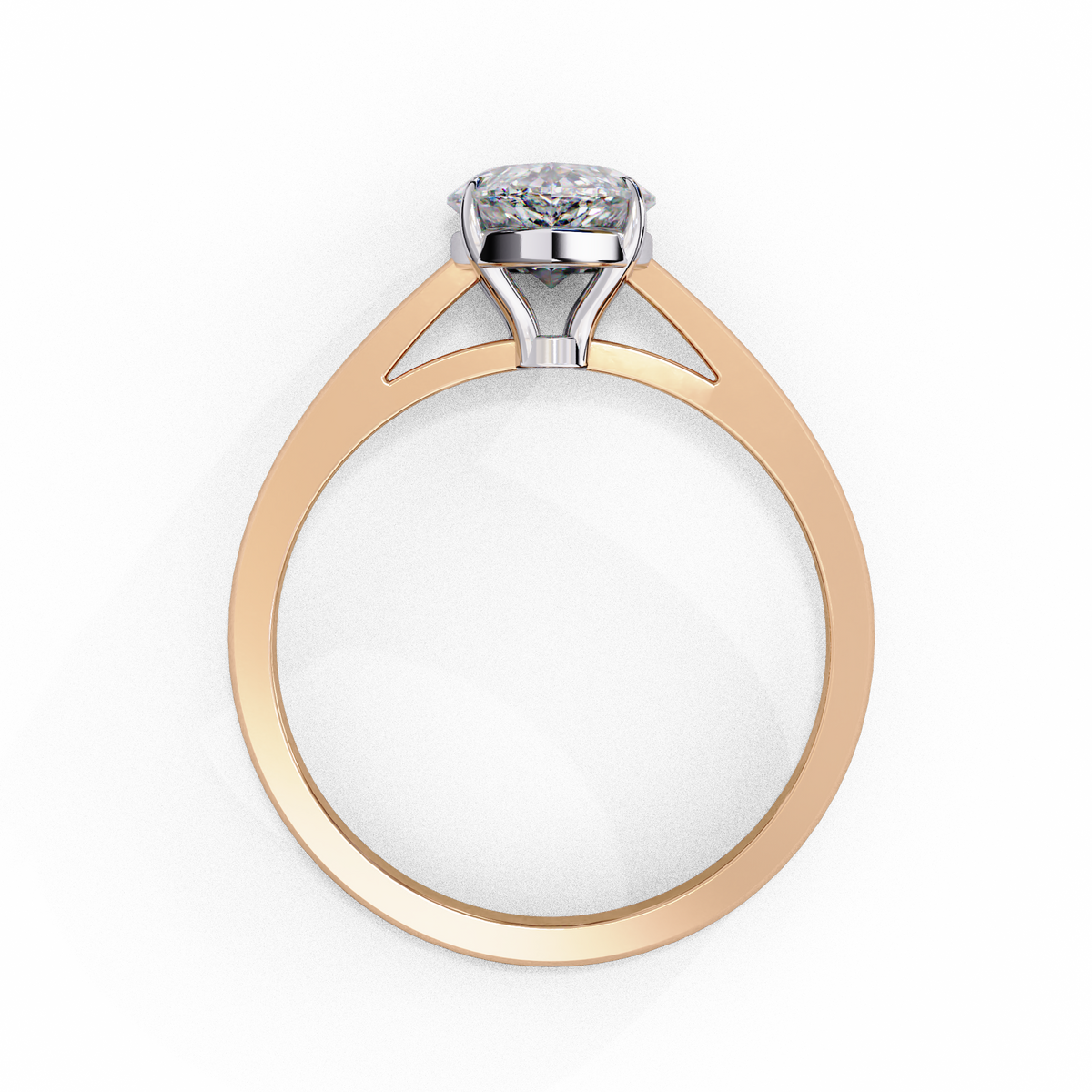 Reverra 14K Solitaire Diamond Elegant Classic Engagement Ring, CTTW-1.3