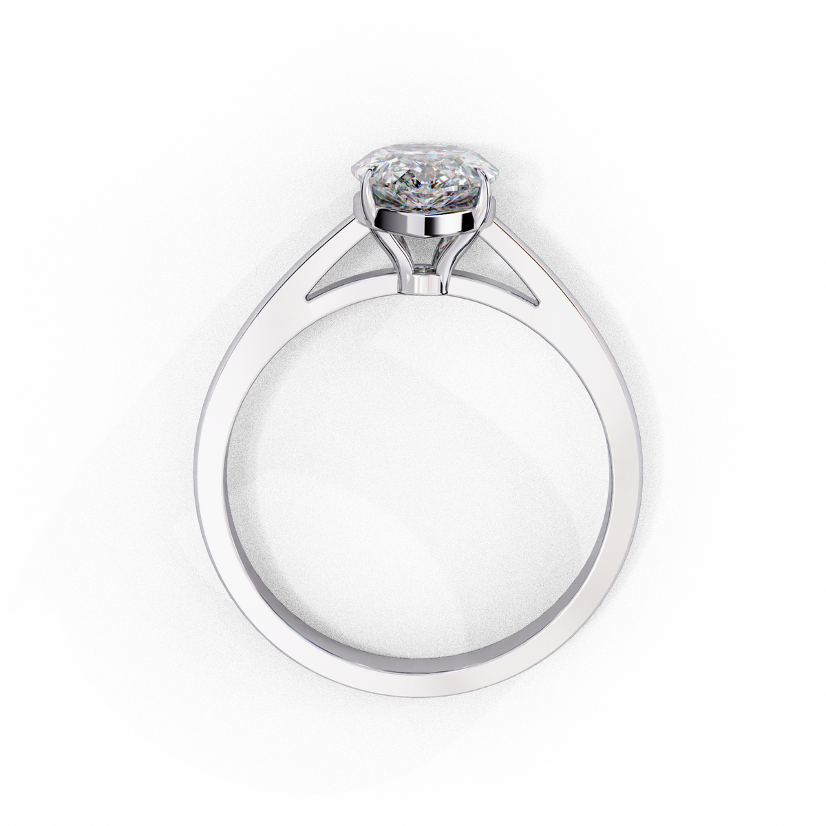 Reverra 14K Solitaire Diamond Elegant Classic Engagement Ring, CTTW-1.3