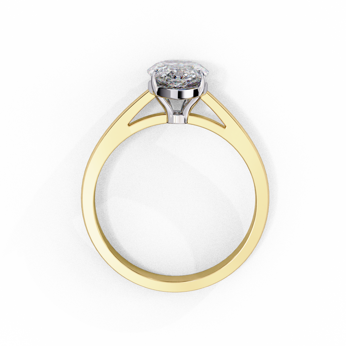 Reverra 14K Solitaire Diamond Elegant Classic Engagement Ring, CTTW-1.3
