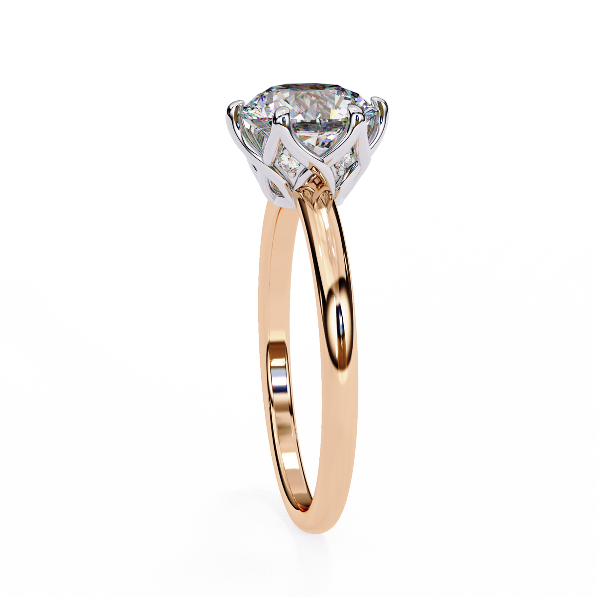 Reverra 14K Round Solitaire Classic Diamond Engagement Ring, CTTW-1.6