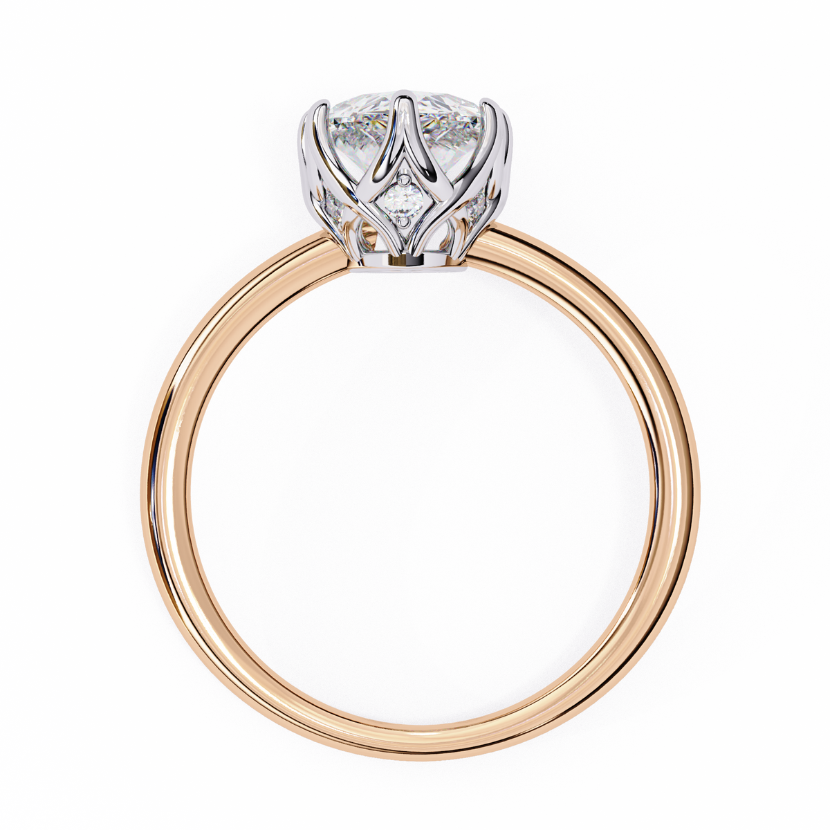 Reverra 14K Pear Solitaire Classic Diamond Engagement Ring, CTTW-1.87