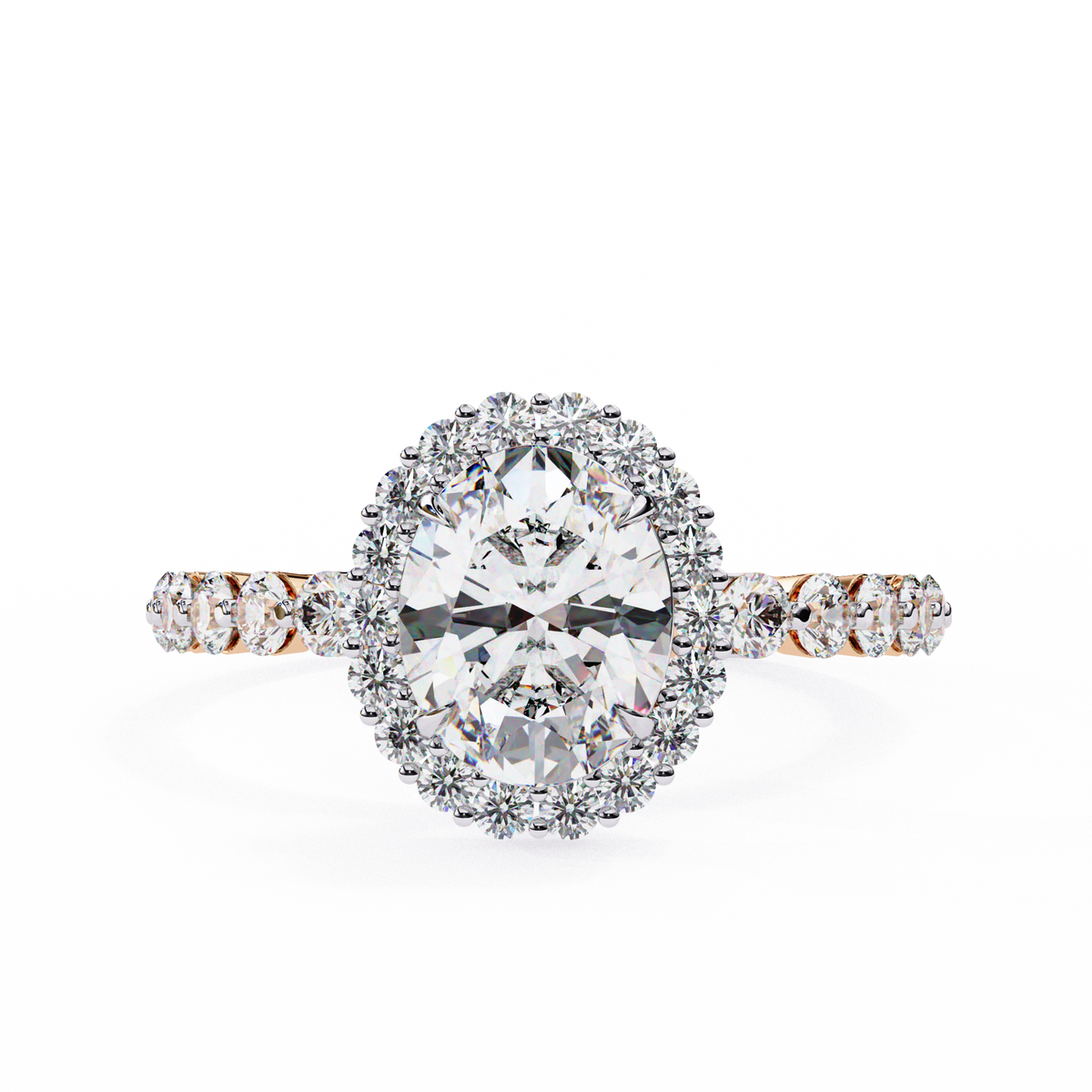 Reverra 14K Diamond Engagement Ring with Vintage Band, CTTW-1.66