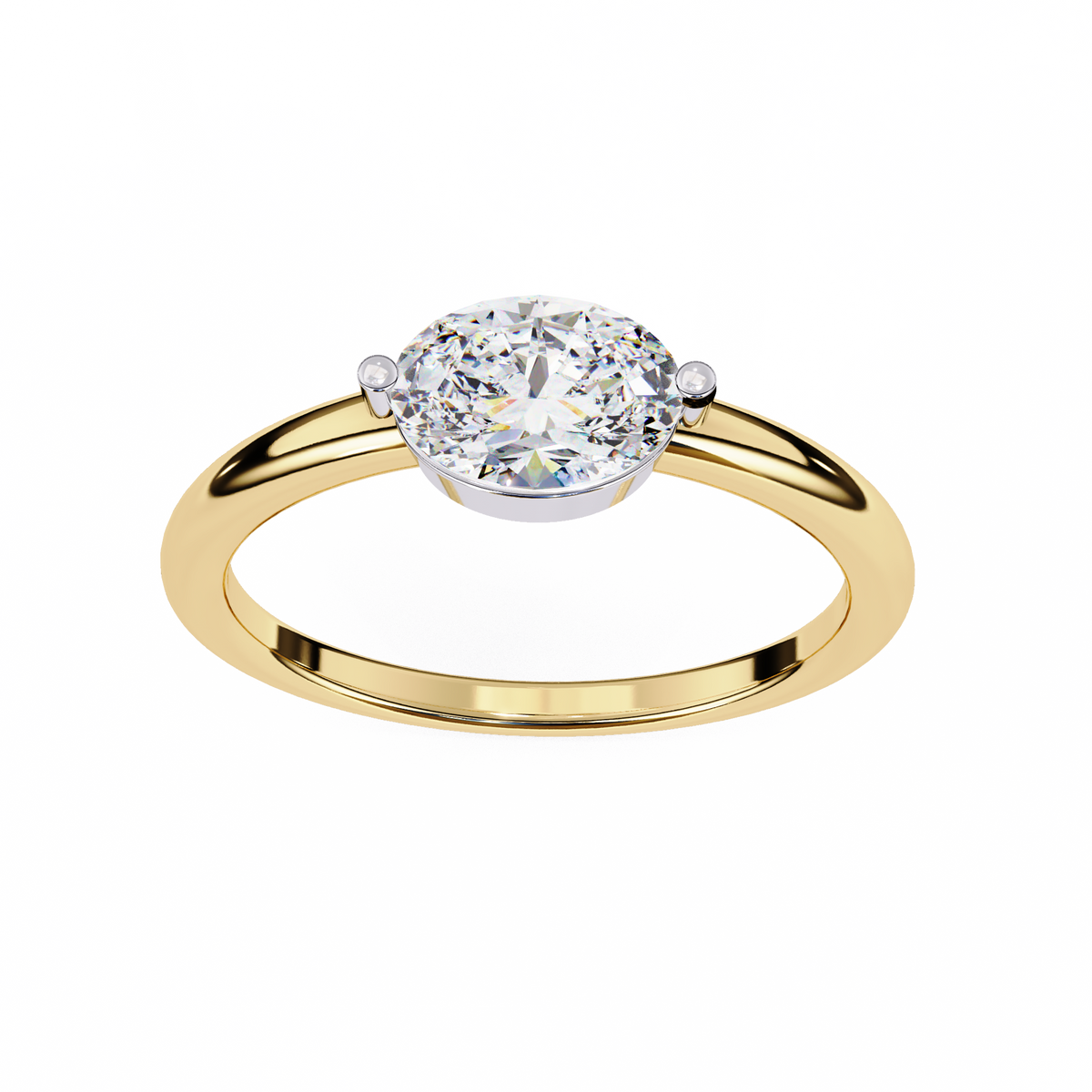 Reverra 14K Solitaire Diamond Engagement Ring, CTTW-0.86