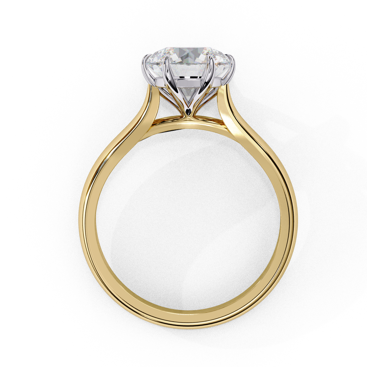 Reverra 14K Classic Solitaire Engagement Ring, CTTW-1.92