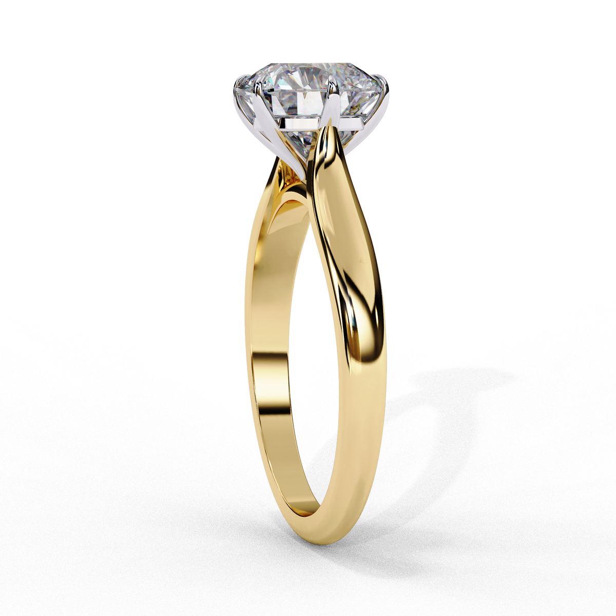 Reverra 14K Classic Solitaire Engagement Ring, CTTW-1.92