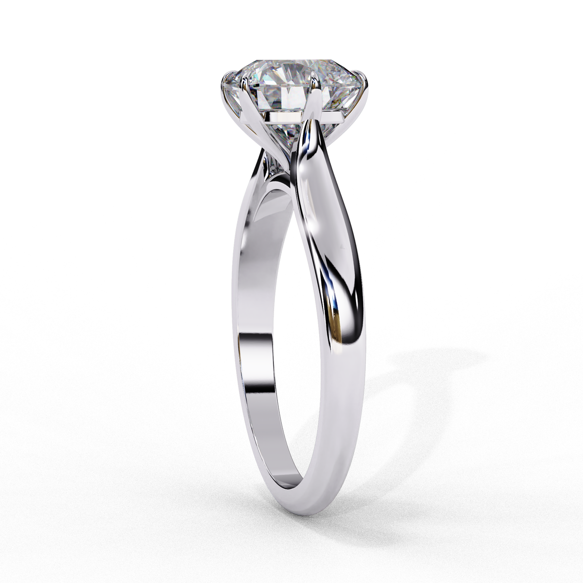 Reverra 14K Classic Solitaire Engagement Ring, CTTW-1.92