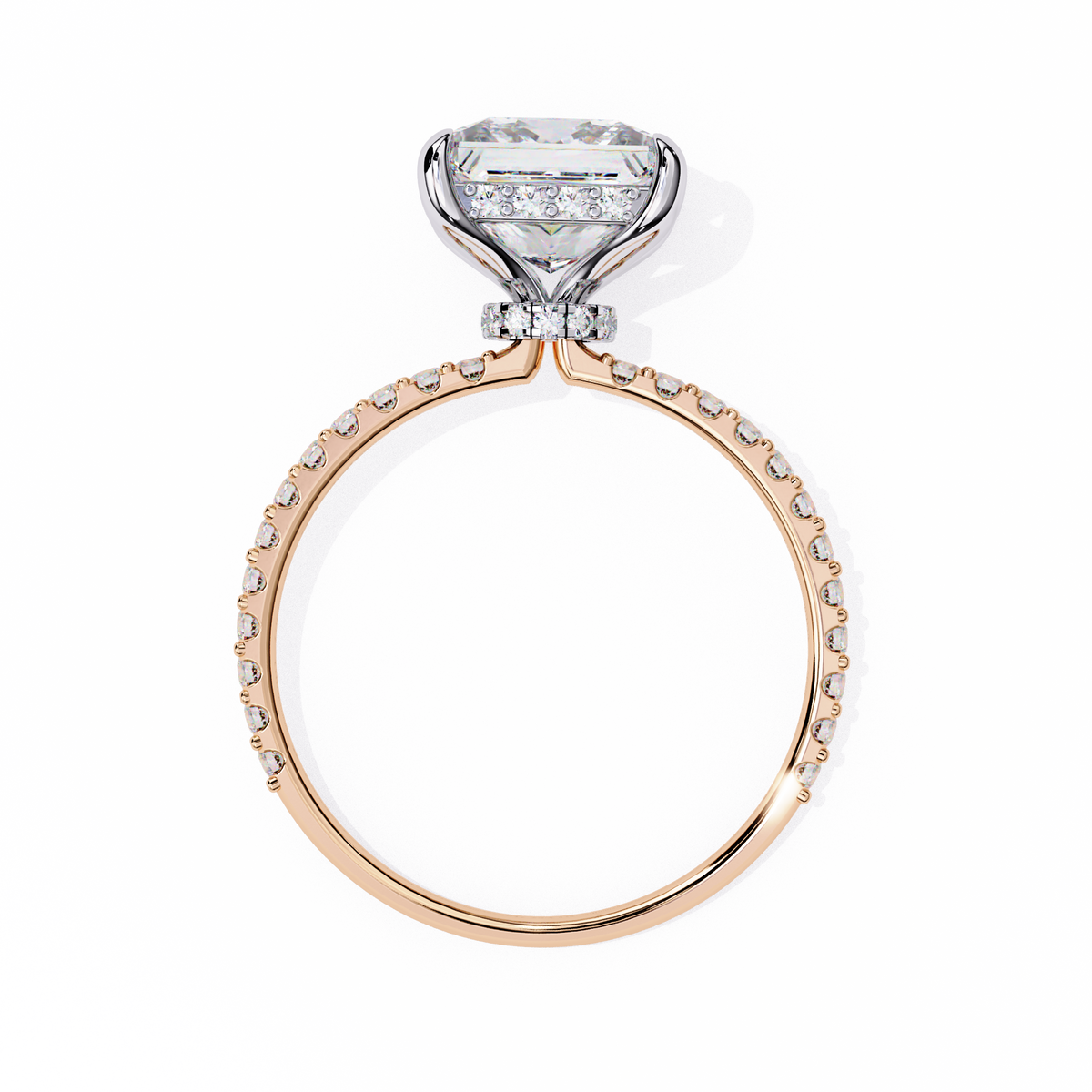 Reverra 14K Princess Diamond Engagement Ring, CTTW-2.65