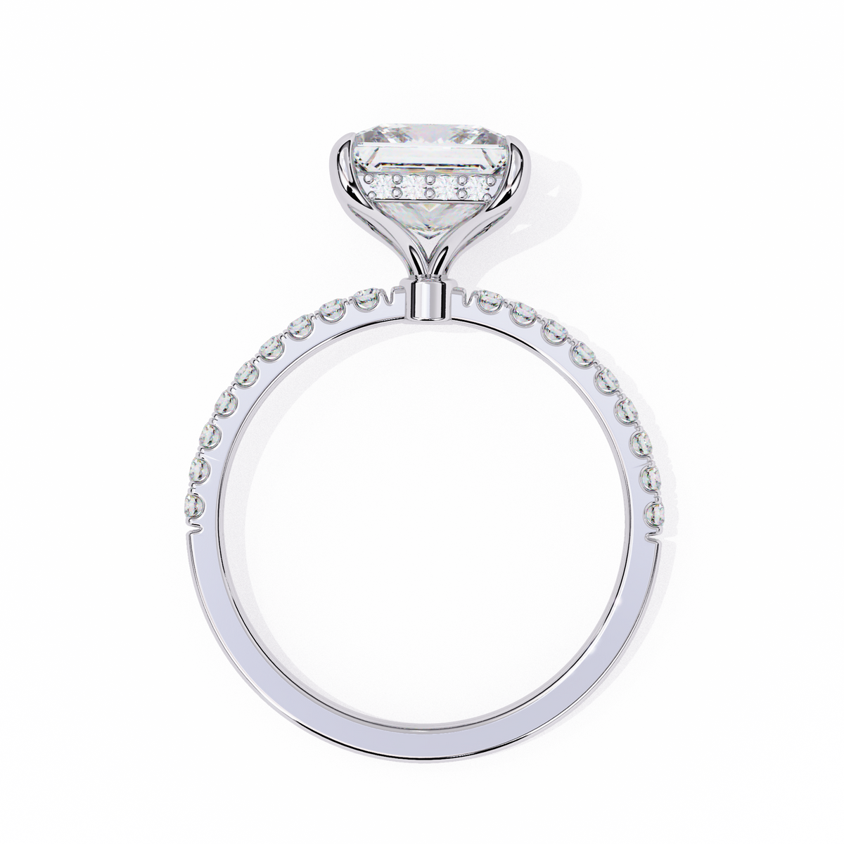 Reverra 14K Princess Diamond Engagement Ring, CTTW-2.54