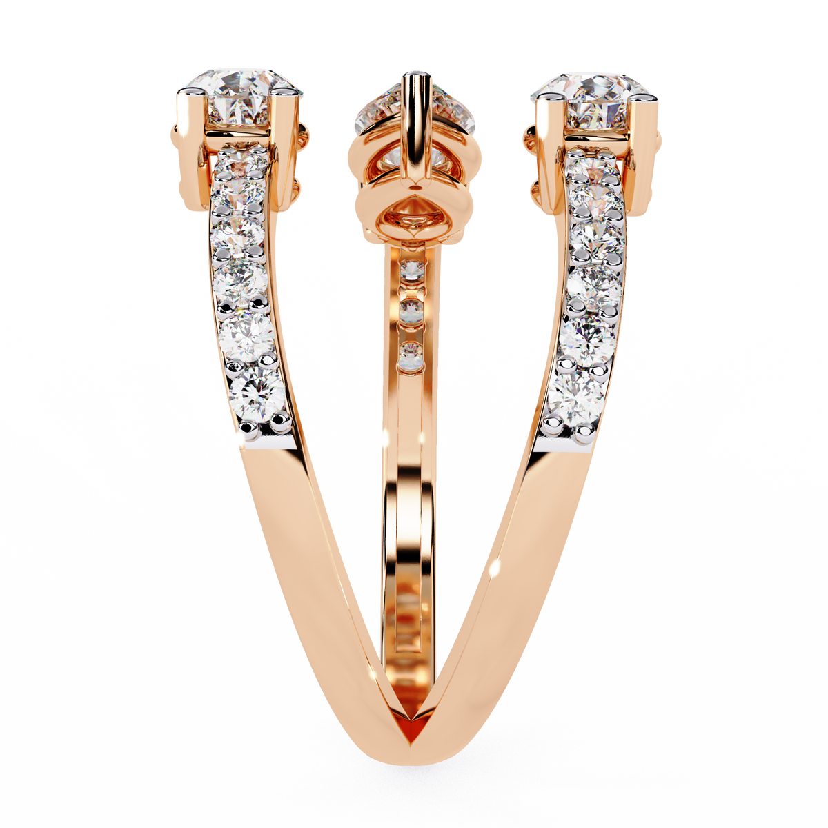 Reverra 14K Pear Double Halo Diamond Engagement Ring, CTTW-1.34