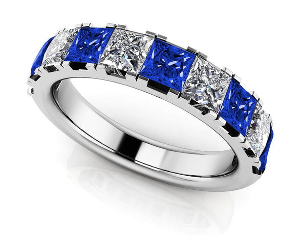 Reverra 14K Gold Princess Cut IGI Certified Lab Diamond Four Prong Gemstone Ring, CTTW-0.91