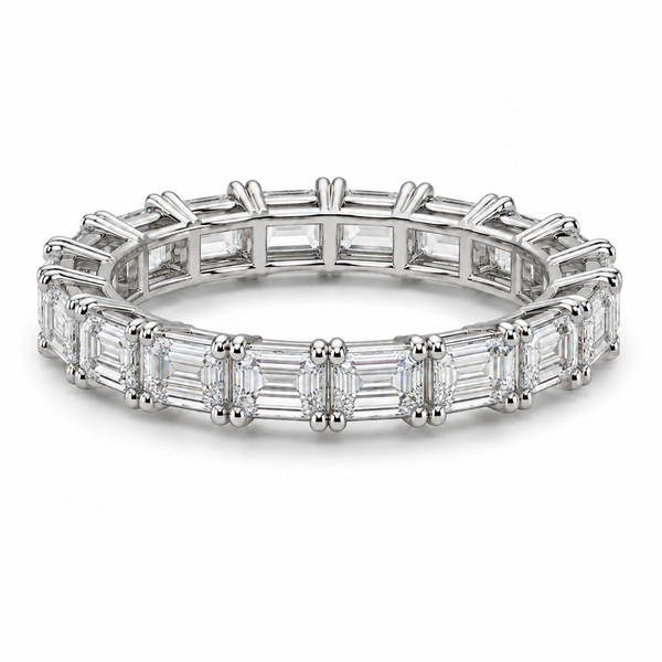 Reverra 14K Gold Lab Grown Diamond East West Eternity Band for Women