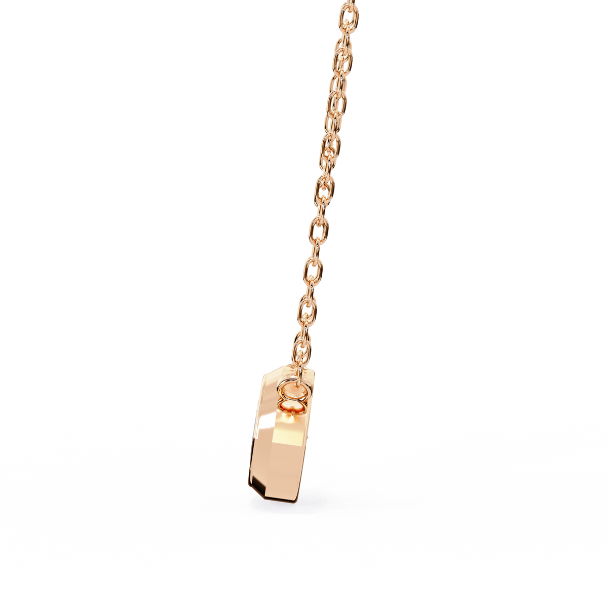 Reverra 14K Marquise Diamond Bezel Pendant Necklace, CTTW-0.68