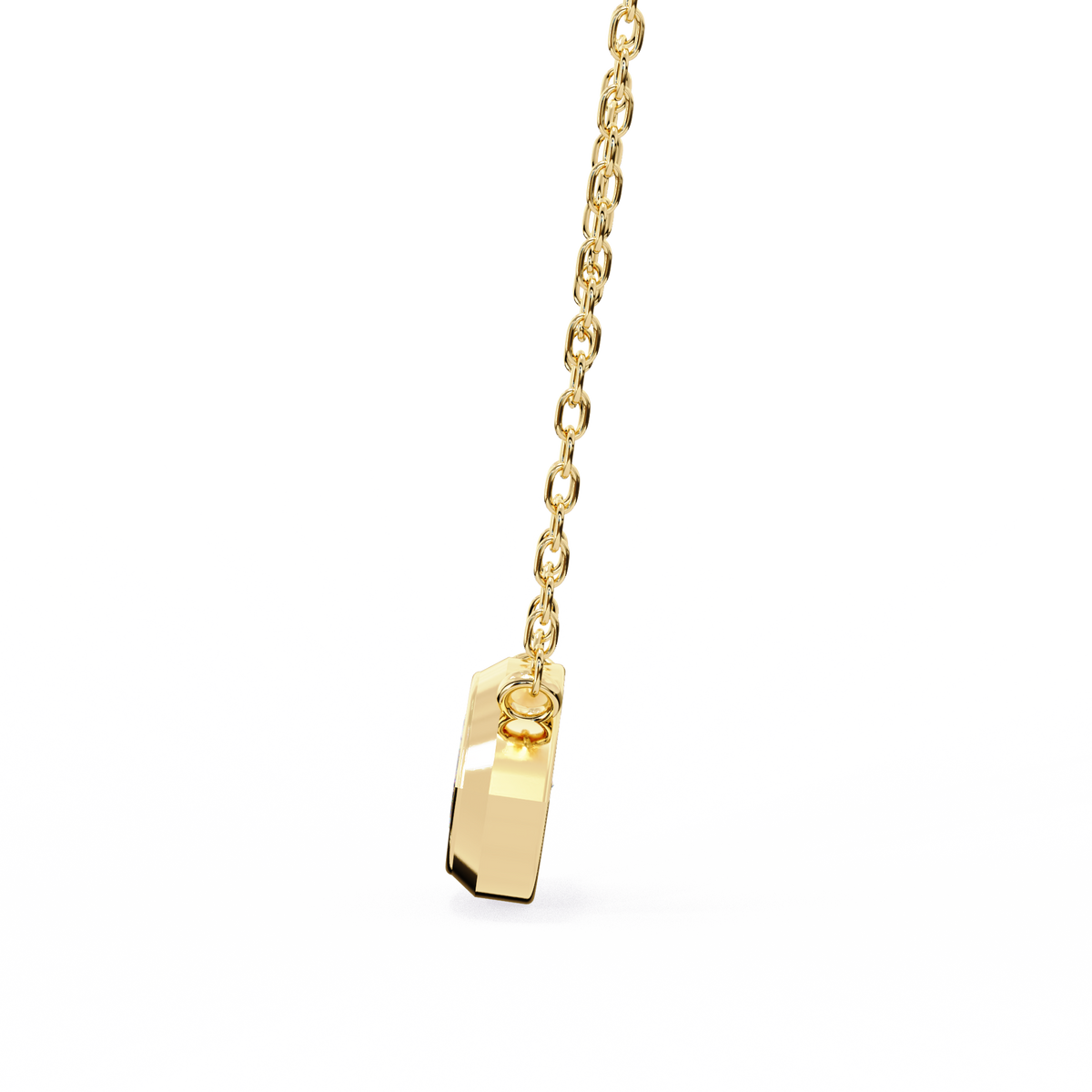 Reverra 14K Marquise Diamond Bezel Pendant Necklace, CTTW-0.68