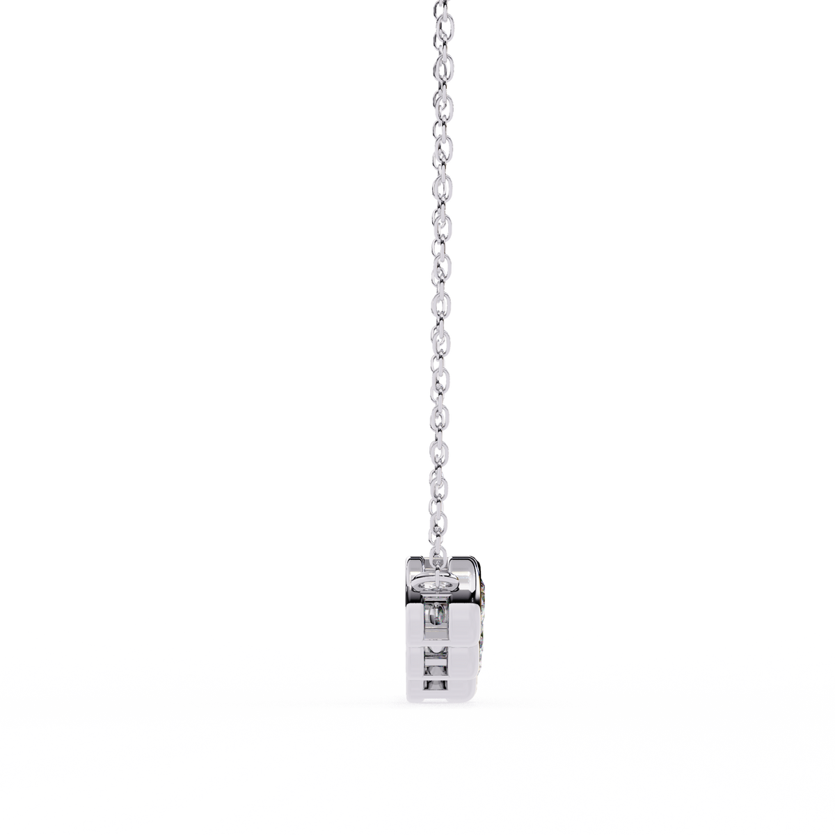 Reverra 14K Diamond Bezel Bar Pendant Necklace, CTTW-0.26