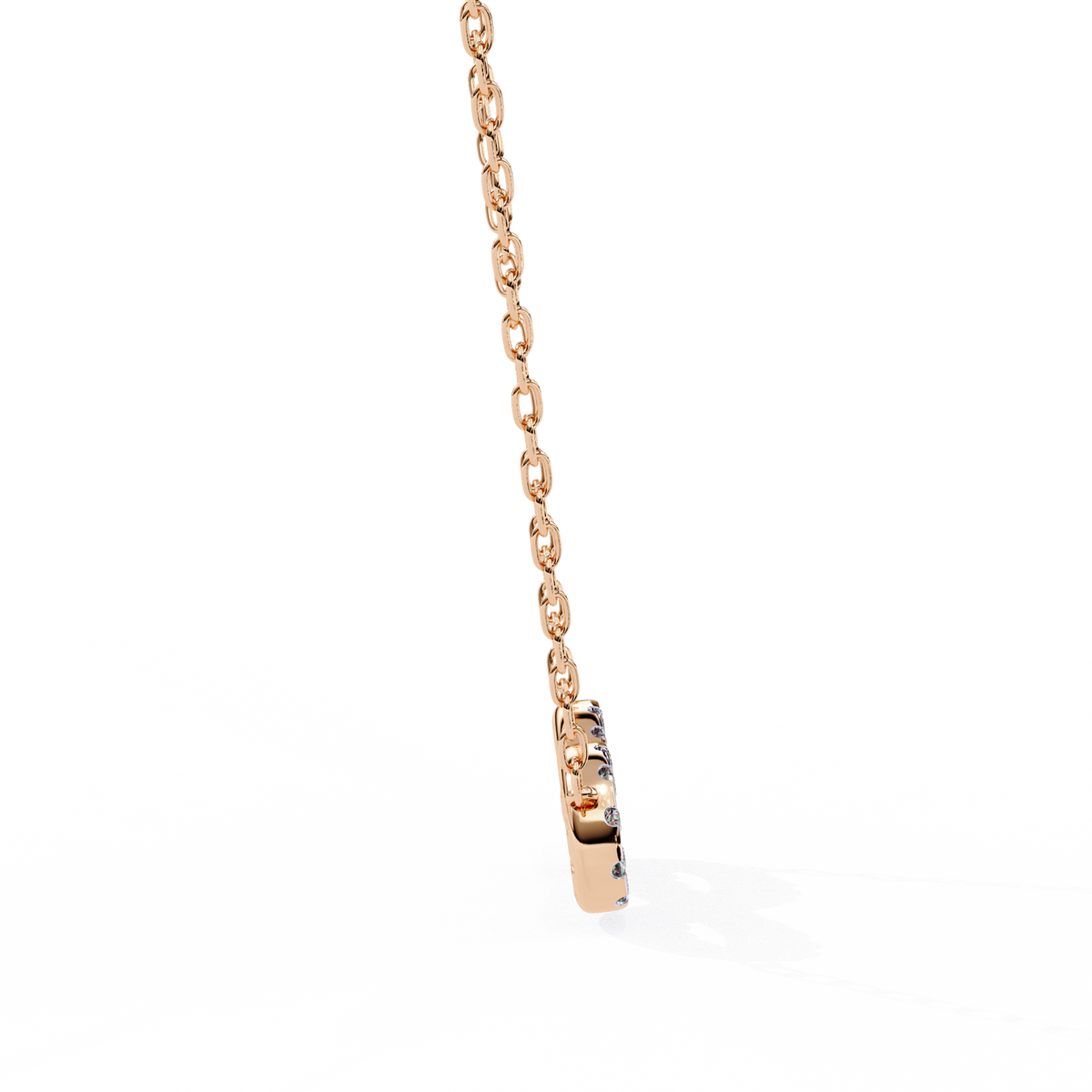 Reverra 14K Diamond Infinity Pendant Necklace, CTTW-0.32