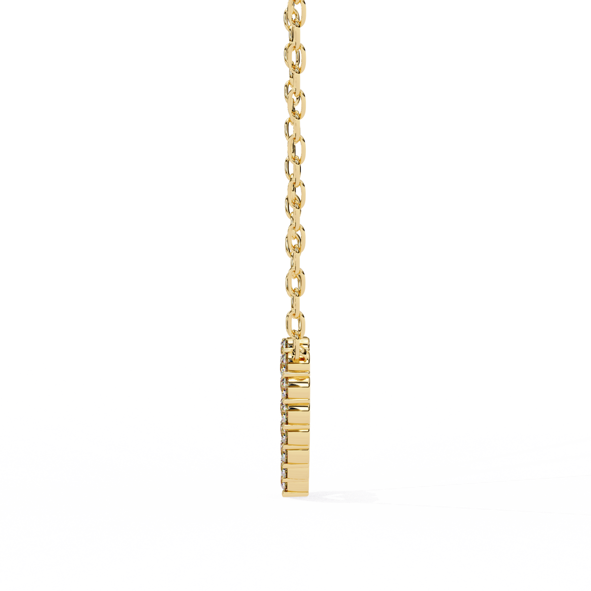 Reverra 14K Diamond Heart Pendant Necklace, CTTW-0.37