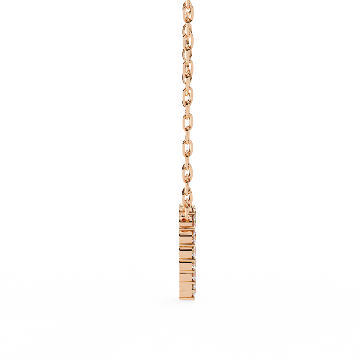 Reverra 14K Diamond Heart Pendant Necklace, CTTW-0.37