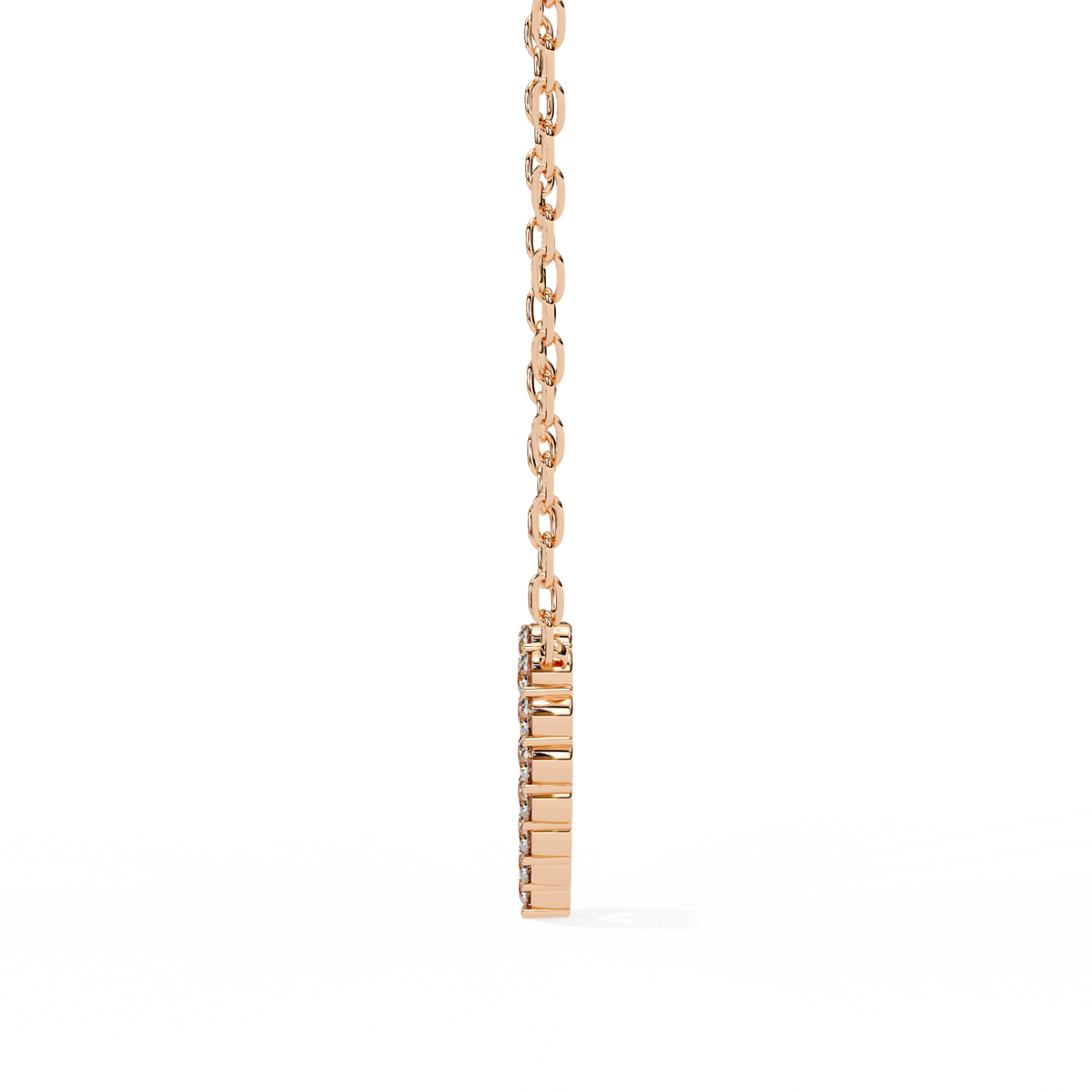 Reverra 14K Diamond Heart Pendant Necklace, CTTW-0.37