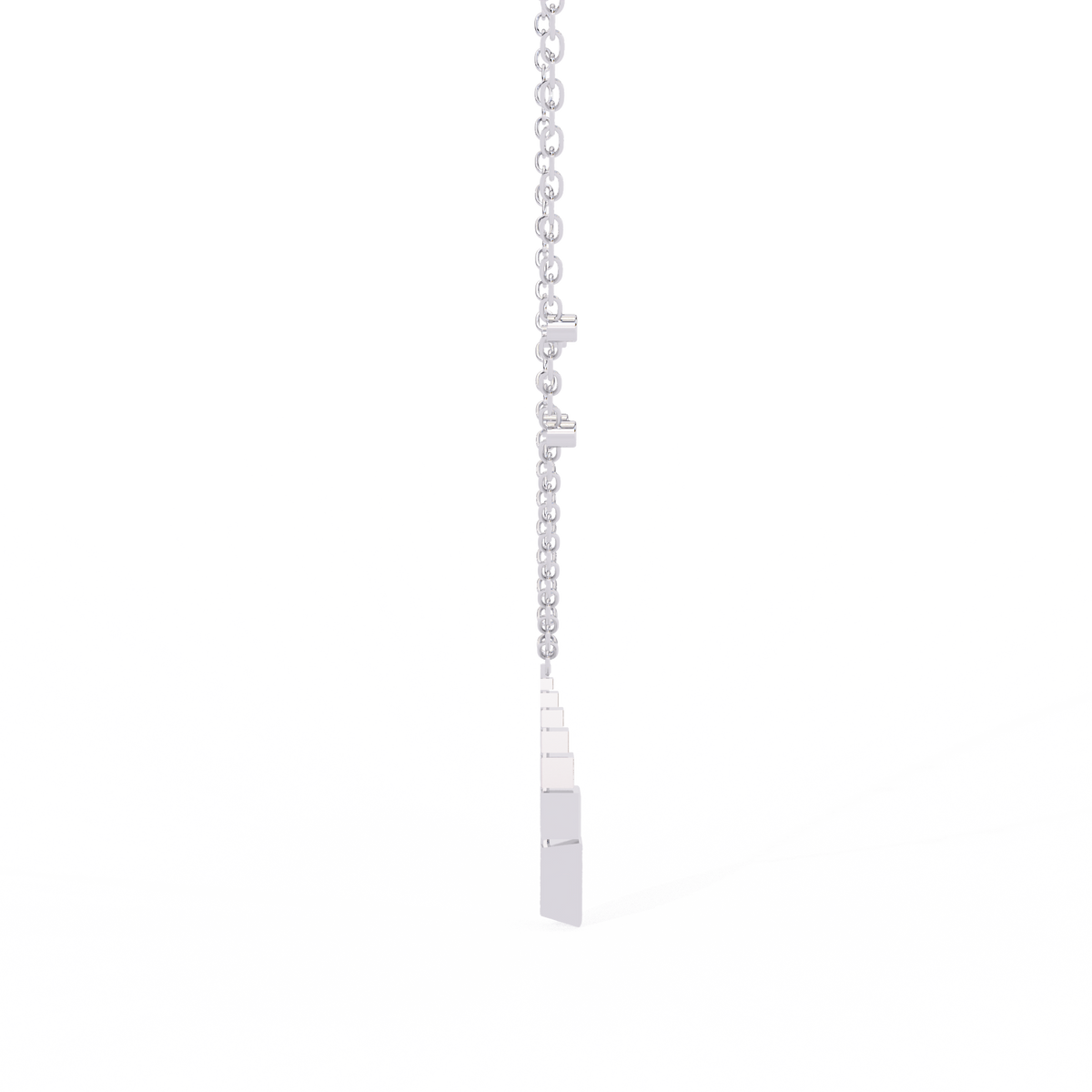 Reverra 14K Geometric Diamond Pendant Necklace, CTTW-0.63