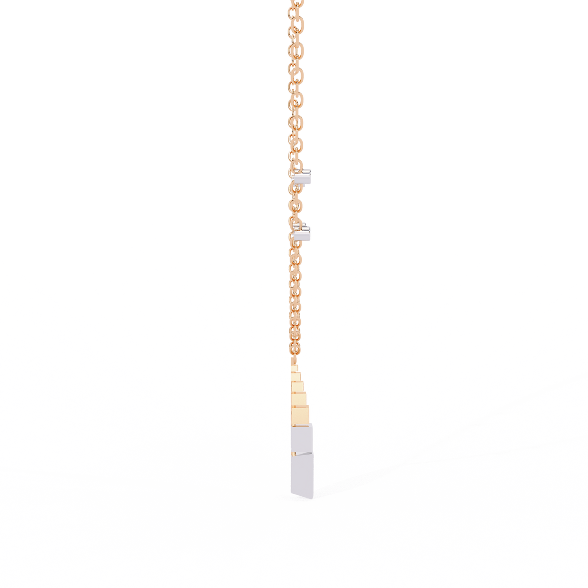 Reverra 14K Geometric Diamond Pendant Necklace, CTTW-0.63