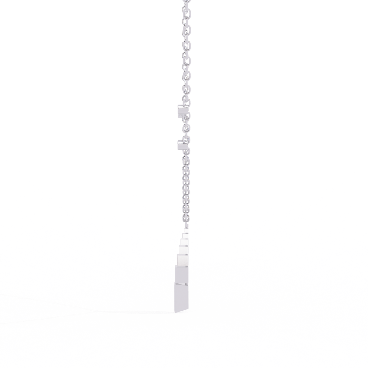 Reverra 14K Geometric Diamond Pendant Necklace, CTTW-0.63