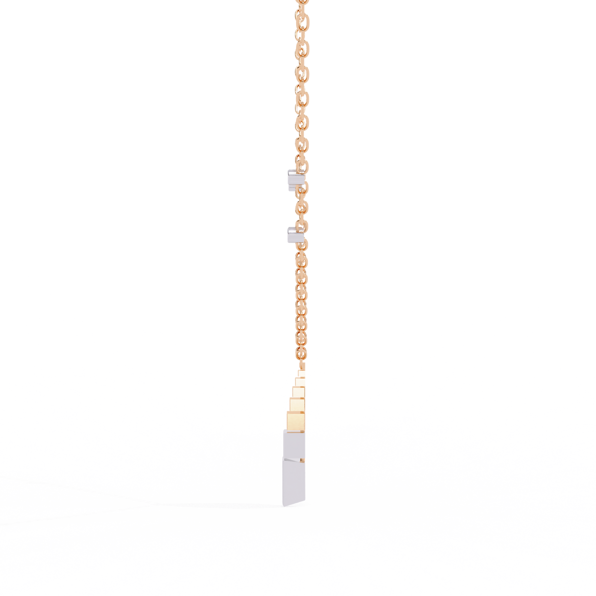 Reverra 14K Geometric Diamond Pendant Necklace, CTTW-0.63