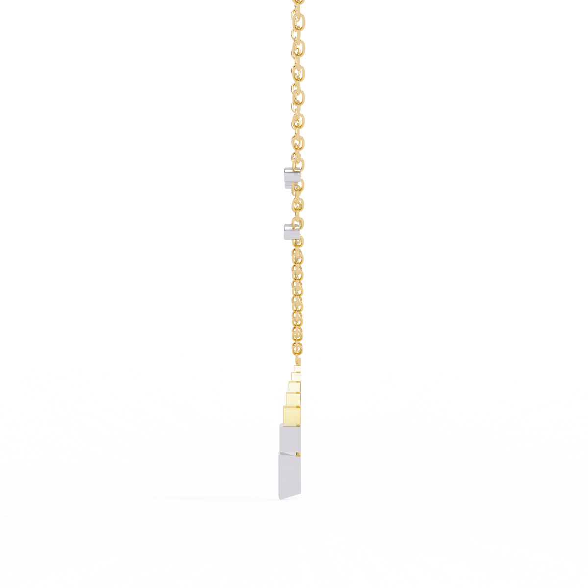 Reverra 14K Geometric Diamond Pendant Necklace, CTTW-0.63