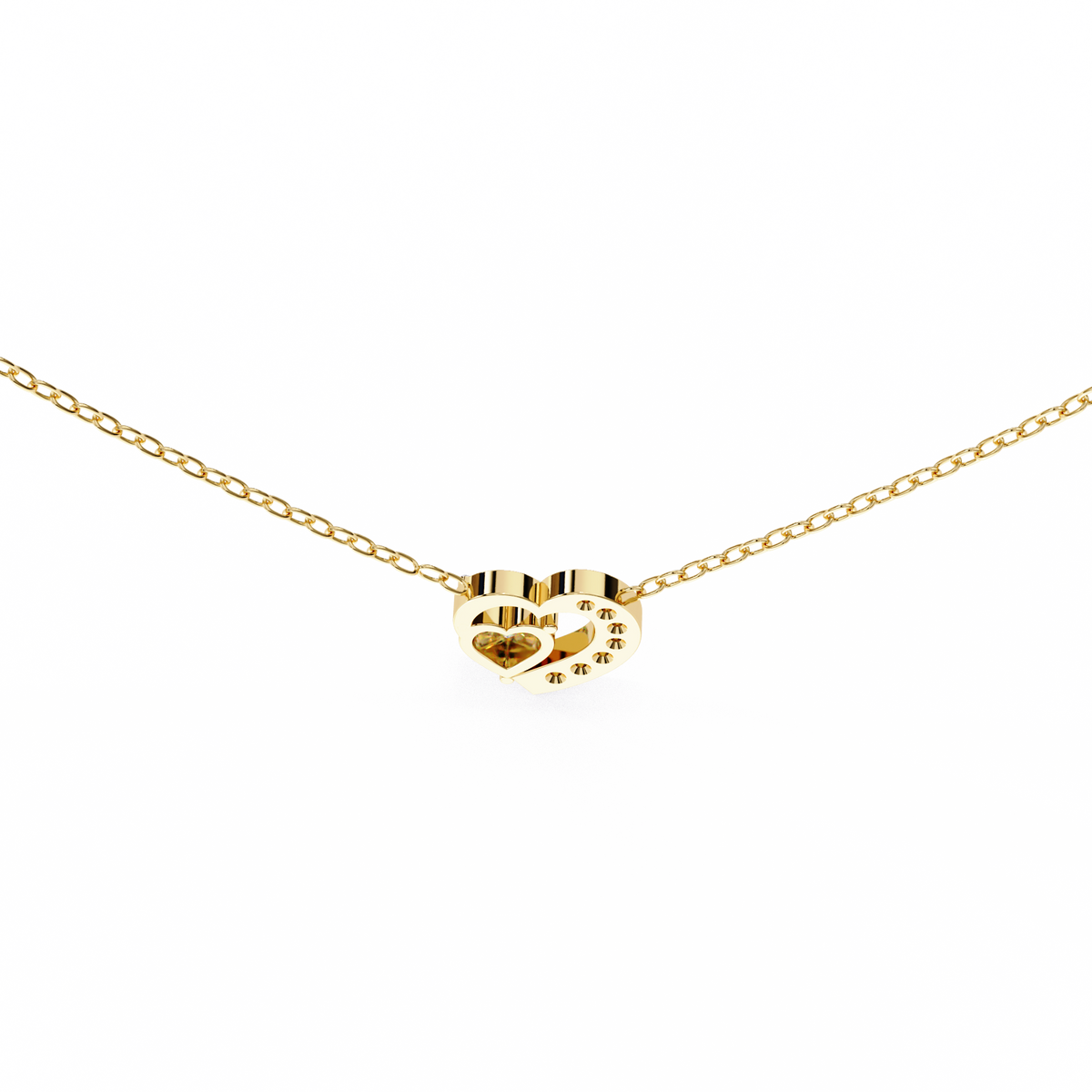 Reverra 14K Heart Diamond Pendant Necklace, CTTW-0.87